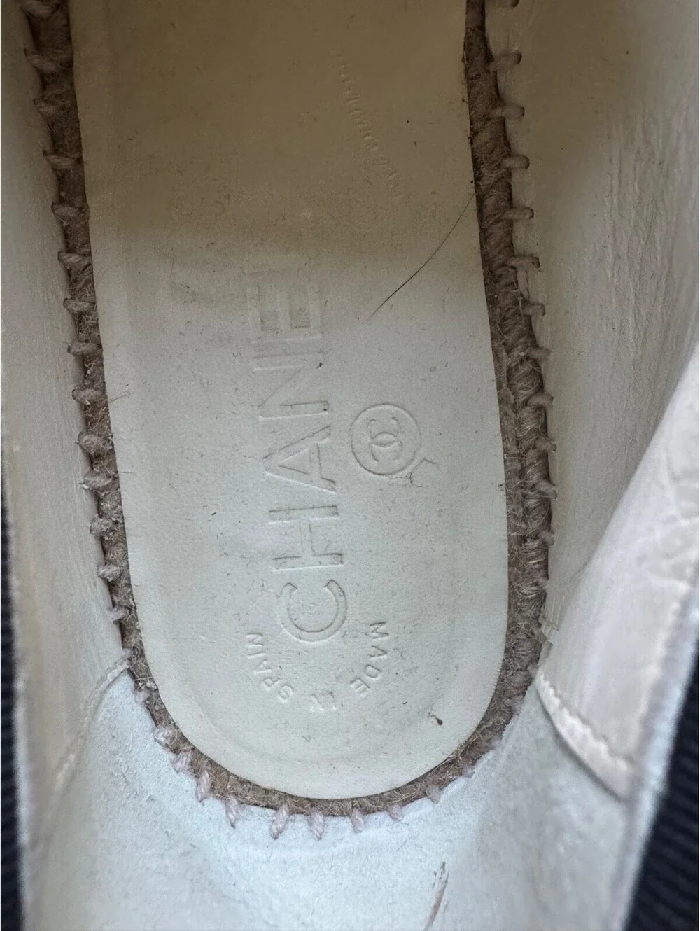 Chanel Tweed Patent Goatskin Sequin Espadrilles Flats EU40